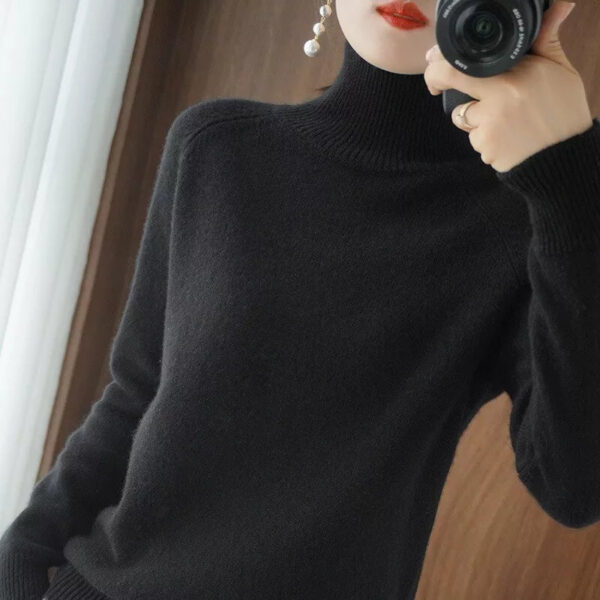 Maisie - Pull élégant en maille de cachemire pour femme – Image 3