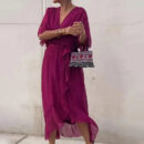 Amanda - Robe élégante à col en V