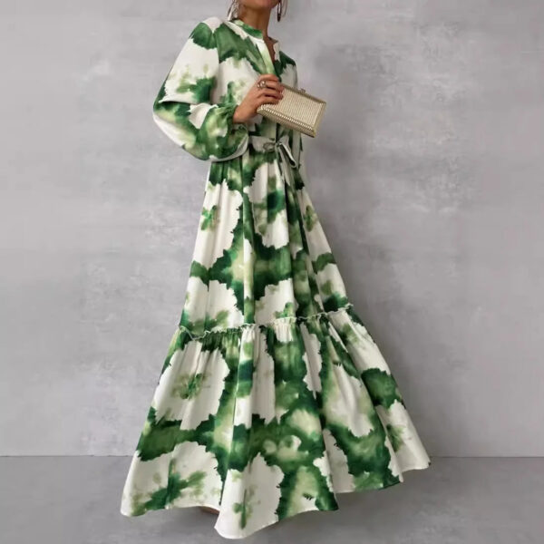 Cerena – Robe longue élégante à manches longues – Image 4