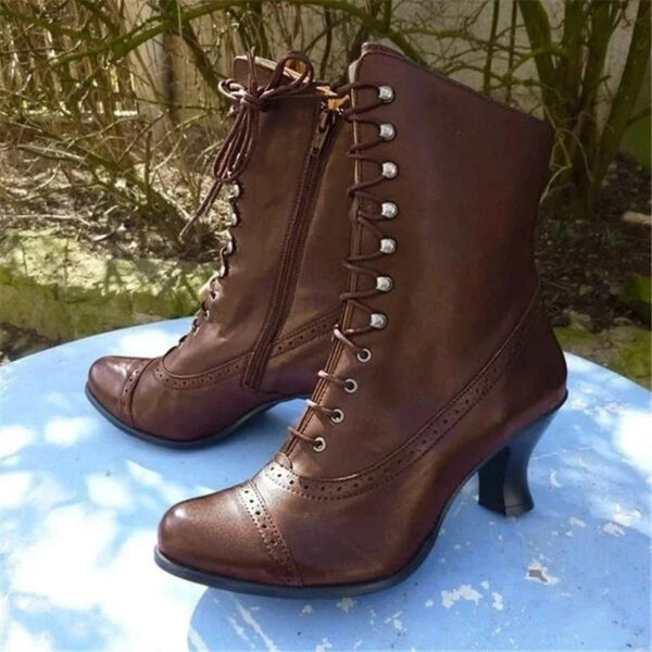 Adelaide - Bottes à bouts pointus en cuir PU – Image 3