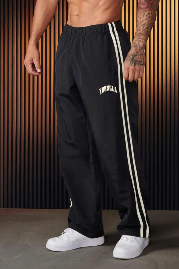 Bryan - Pantalon de sport pour hommes avec impression à double rayure – Image 4