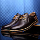 David - Chaussures en cuir véritable pour hommes