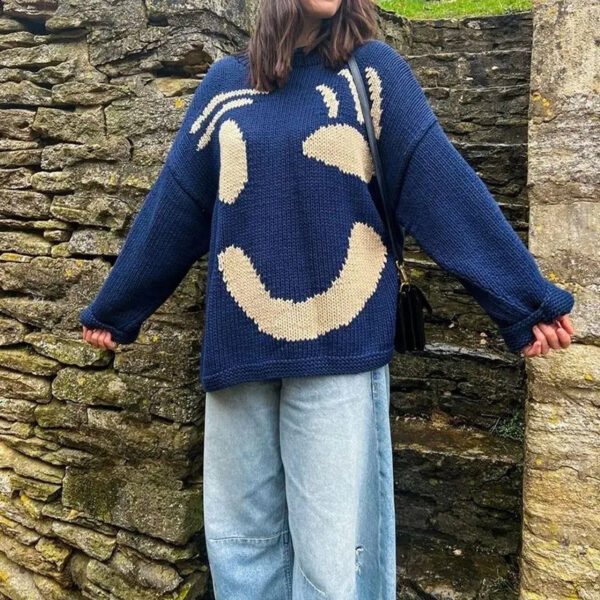 Nancy - Pull tricoté oversize pour femme – Image 4