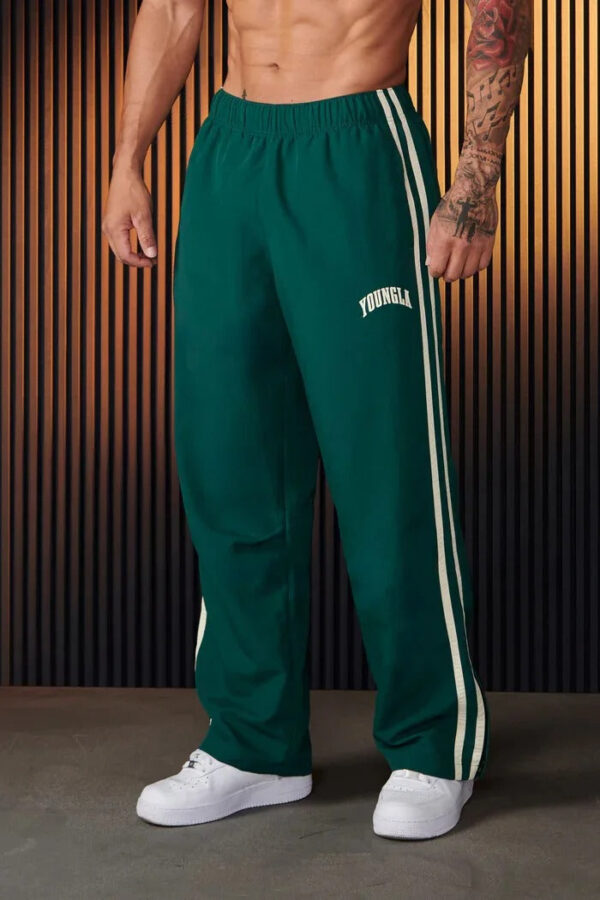 Bryan - Pantalon de sport pour hommes avec impression à double rayure – Image 2