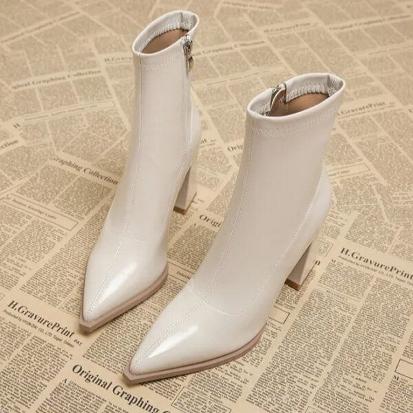 Amelia - Winter Plus Velvet Pointed Toe Boots – Image 4